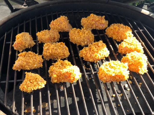 kibbeling op de bbq