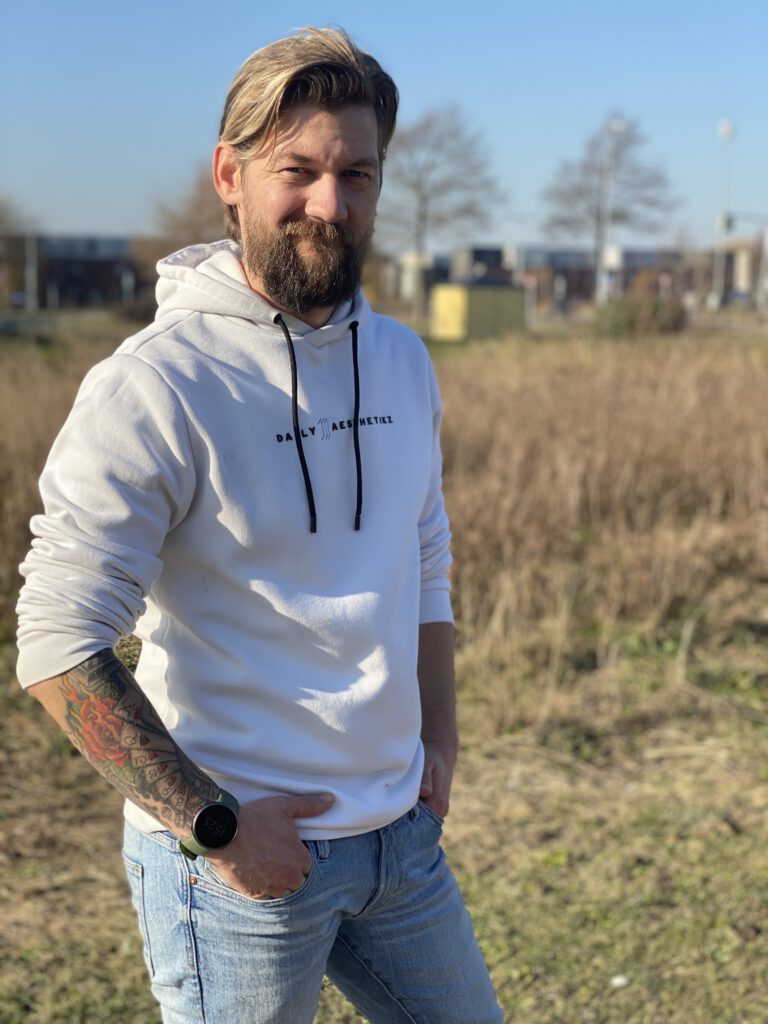 Jan Willem met de Polar V2