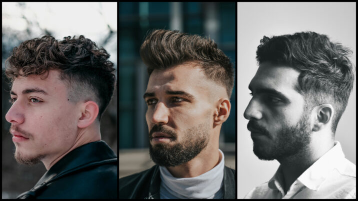 Textured crop kapsel voor mannen in 2025. Drie mannen met een goede textured crop kapsel